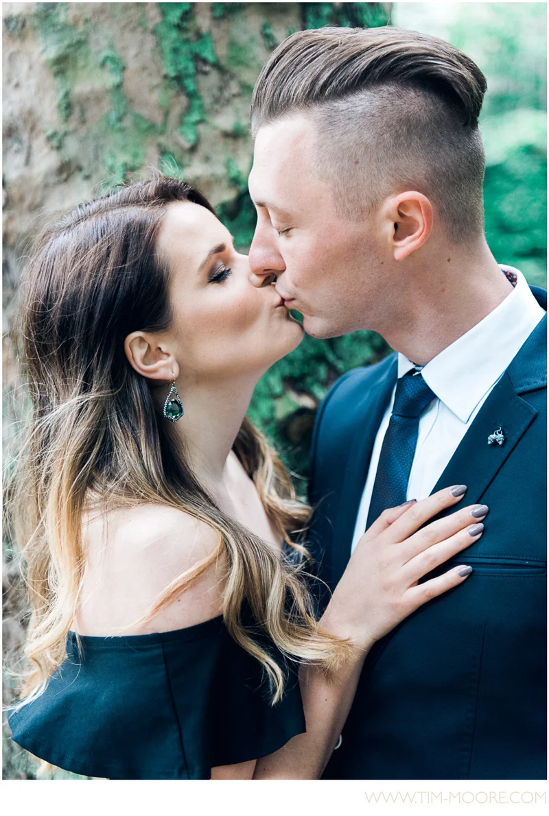 Paris Photographer - Love and Kisses in Paris during their photo shoot