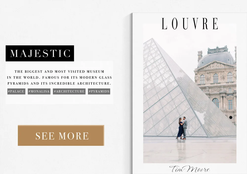 Paris Photographer Tim Moore Advises the Louvre as a Majestic location for photography in Paris