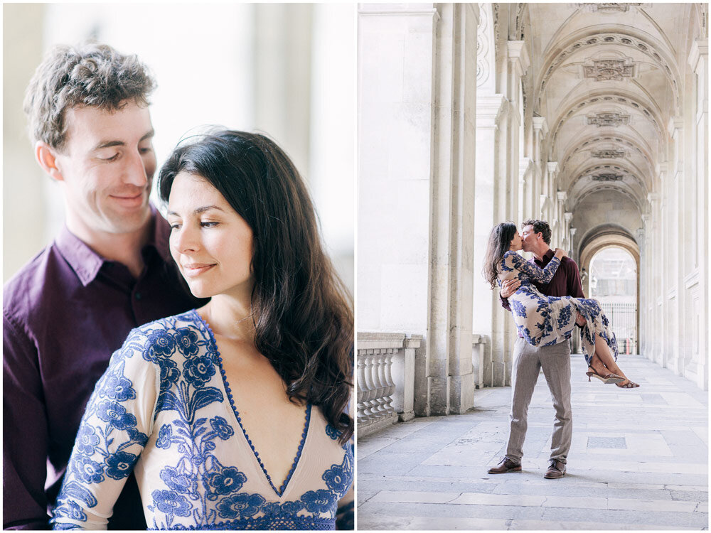 Paris Photographer Couple at the Louvre