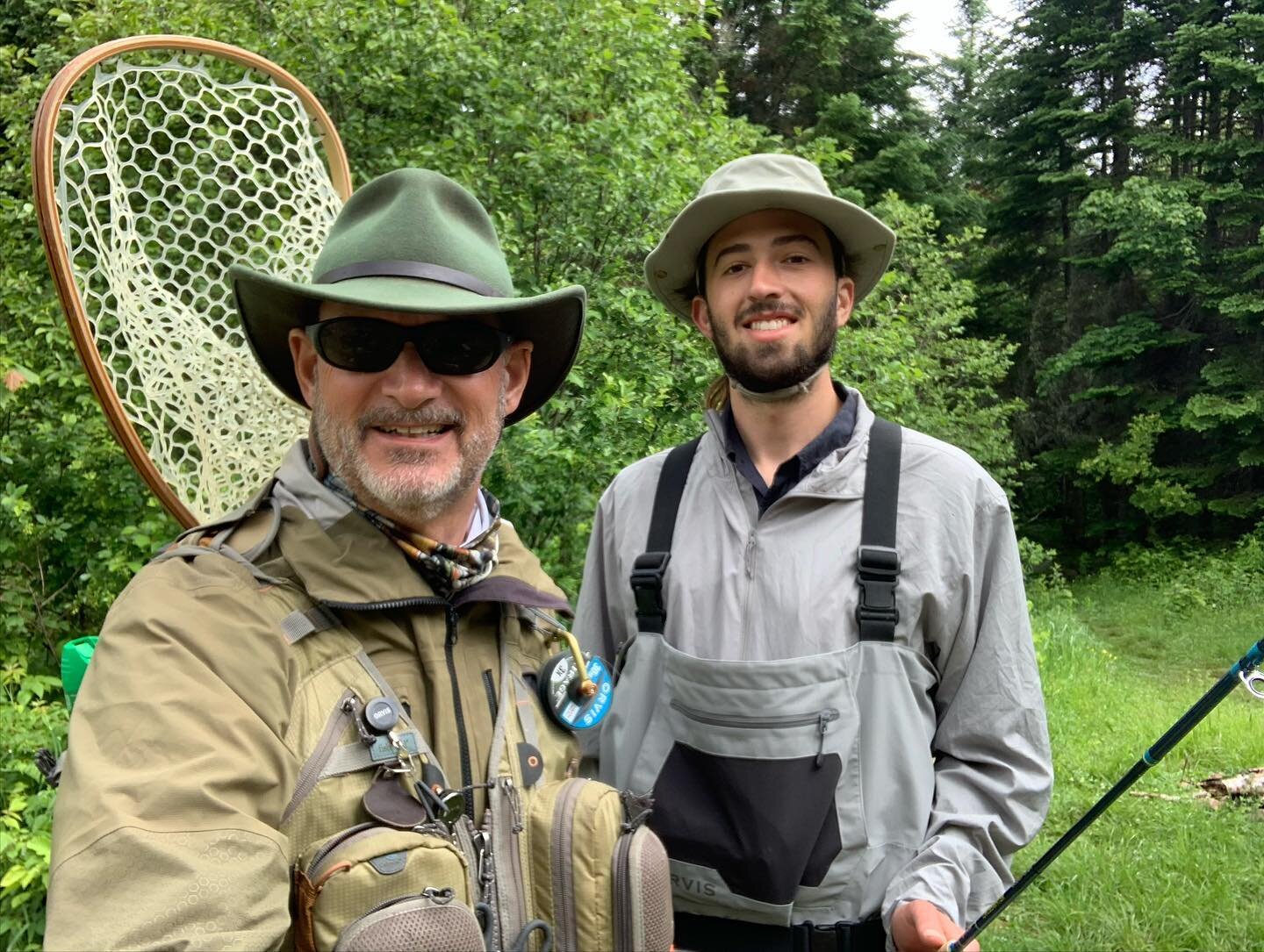Wonderful day with first time fly fisher Nathaniel.