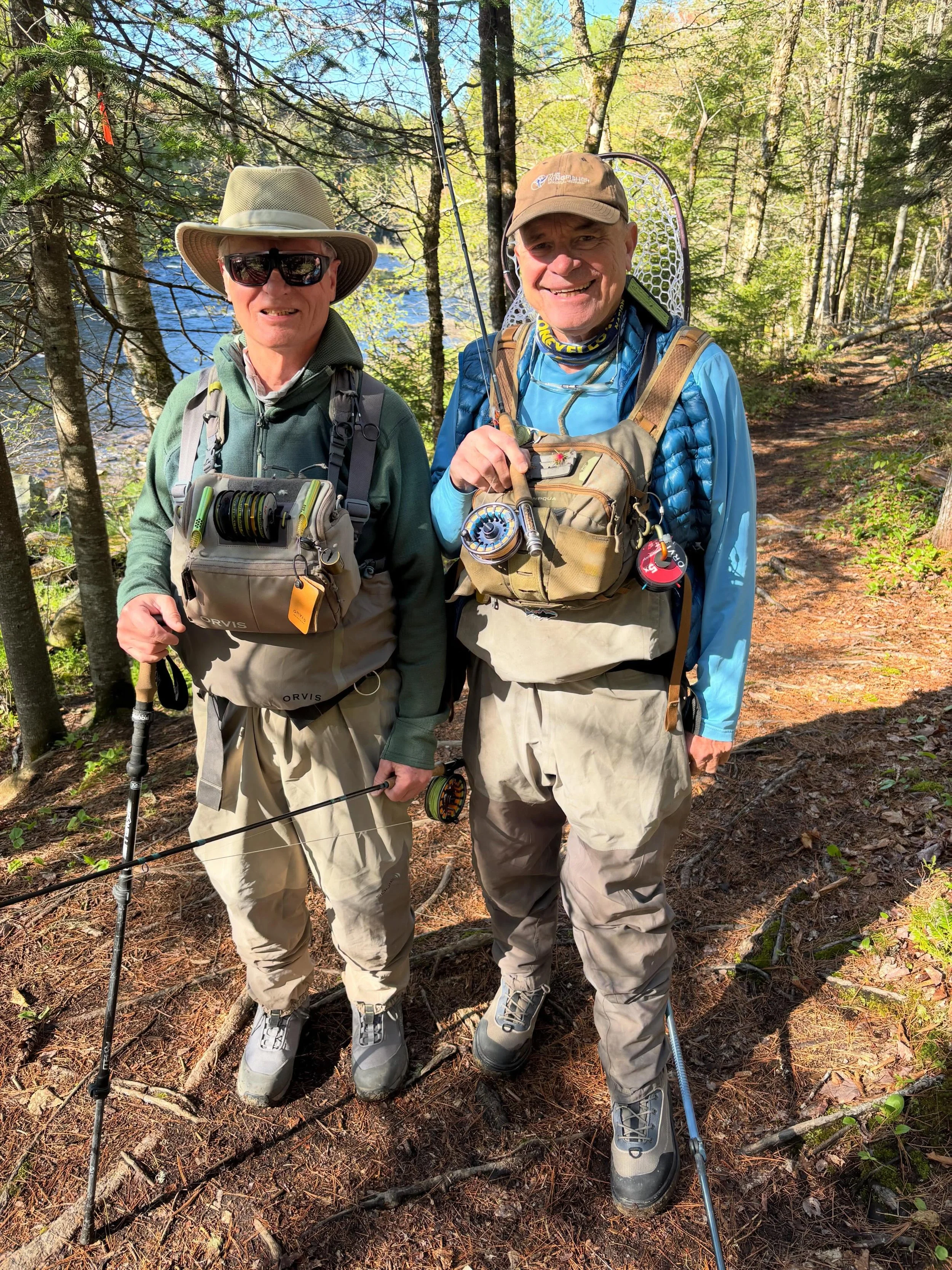 Long time angling buddies Tom and Bob hired Bucktail Guide Service for a 4-day fishing adventure around the western mountains of Maine. Day-1: rocked it on the Mag with several nice trout, Day-2: struggled on the Sandy with nothing to show for the da
