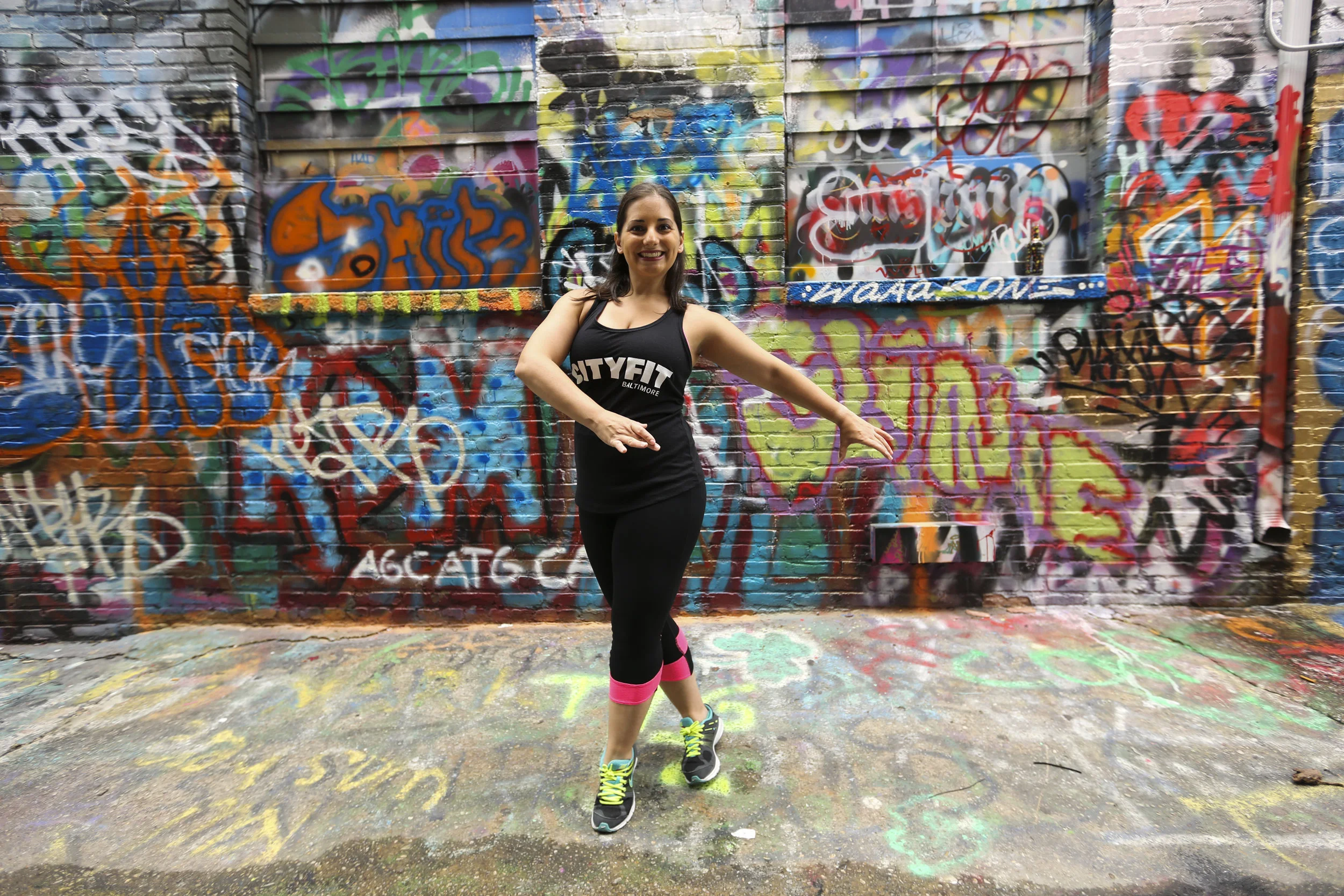 Tara Thallmayer Zumba Instructor Tara started teaching Zumba only a day after she became certified in September 2012. She has been practicing Zumba for over seven years and has taught hundreds of people. Born and raised in Philadelphia, she has been learning diverse forms of dances since age 5. Growing up in Philly, she was exposed to different types of dance styles from various countries. Her Zumba style includes Merengue, Bachata, Salsa, Cumbia, Bollywood, and her favorite, Soca. Tara is a ZIN member and takes advantage of opportunities to learn assorted methods of Zumba. When Tara is not practicing Zumba, she’s a full time epidemiologist at the Maryland State Health Department. Zumba is something she does for herself. Her motto is “I don’t care if you get the steps right, just don’t hurt anyone around you!”