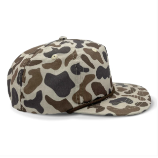 Youth Camo MudDuck Outdoors Leather Patch Rope Hat - side.PNG