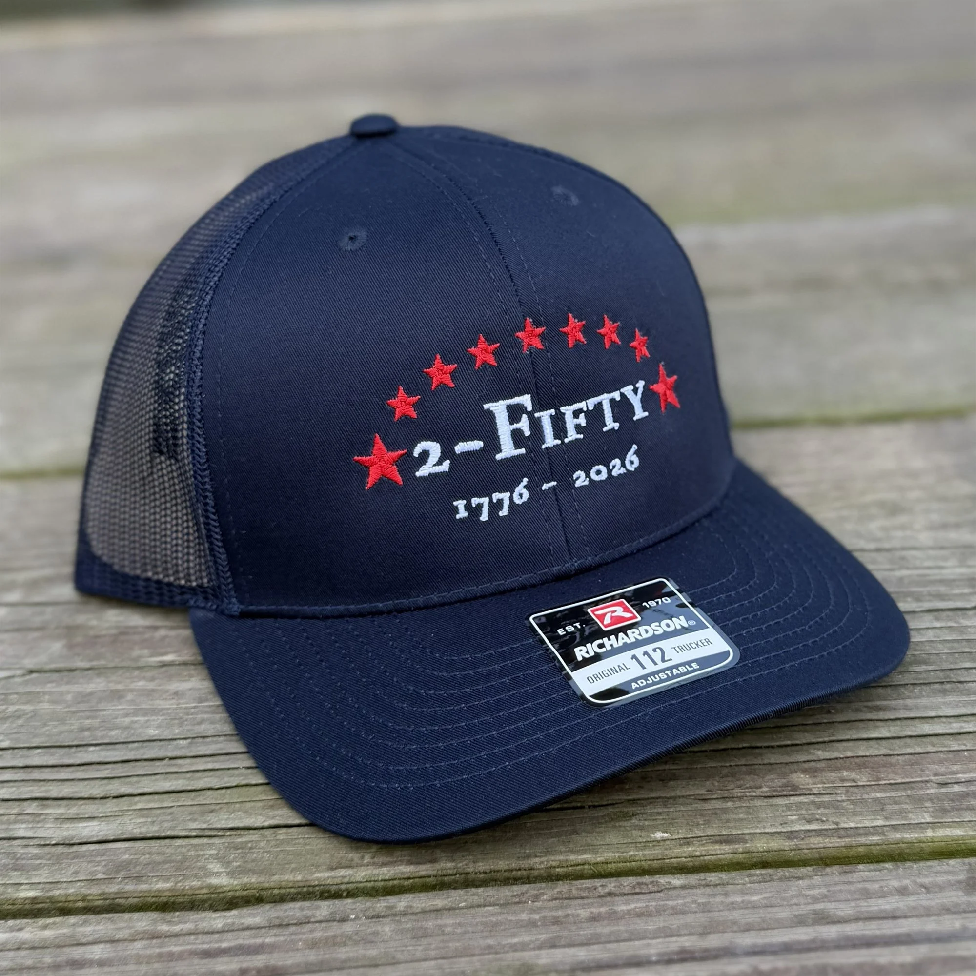 Navy  America 250 "2-Fifty" Trucker Hat - Richardson 112
