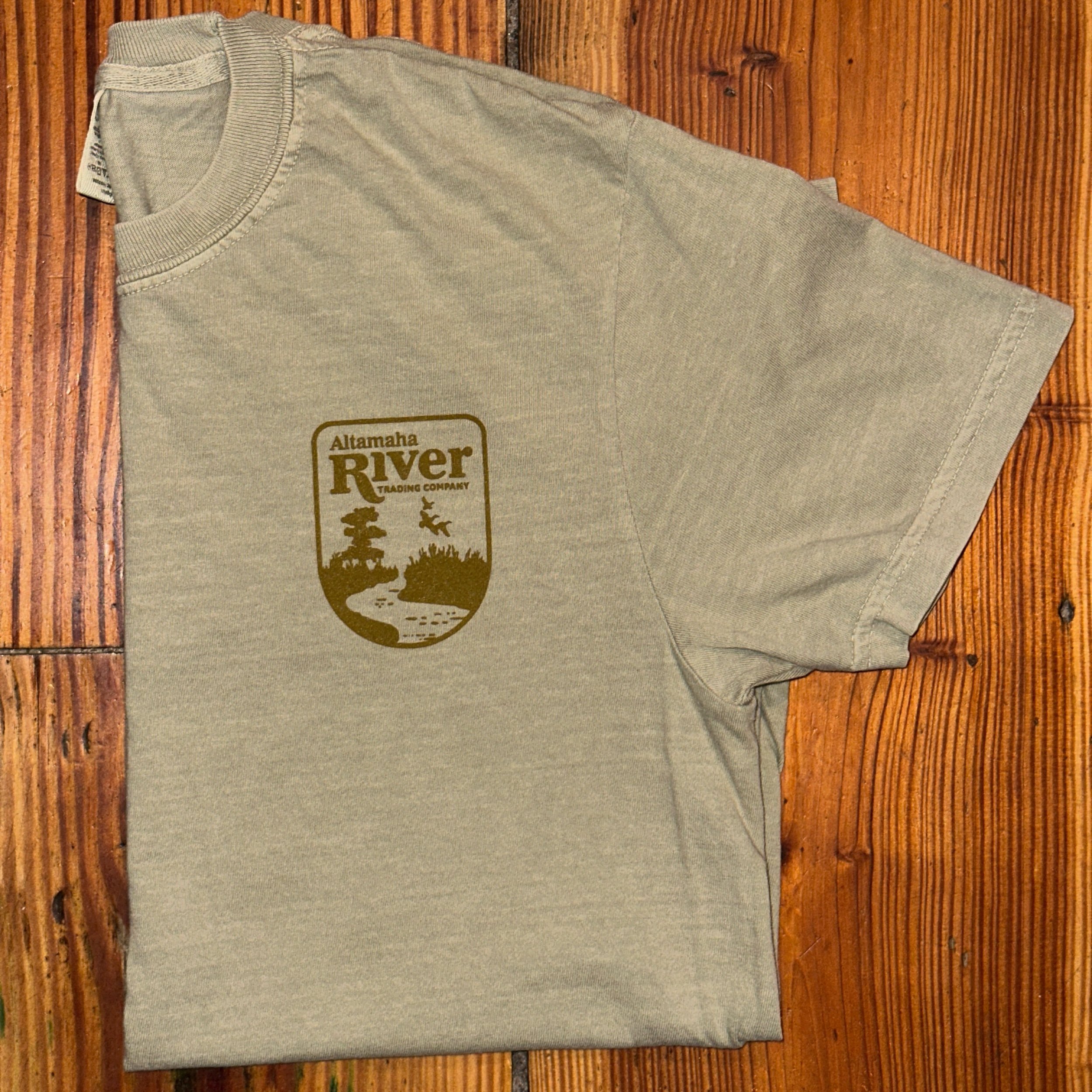 Altamaha River Map T Shirt - Altamaha River Map Tshirt - Altamaha River Trading Company