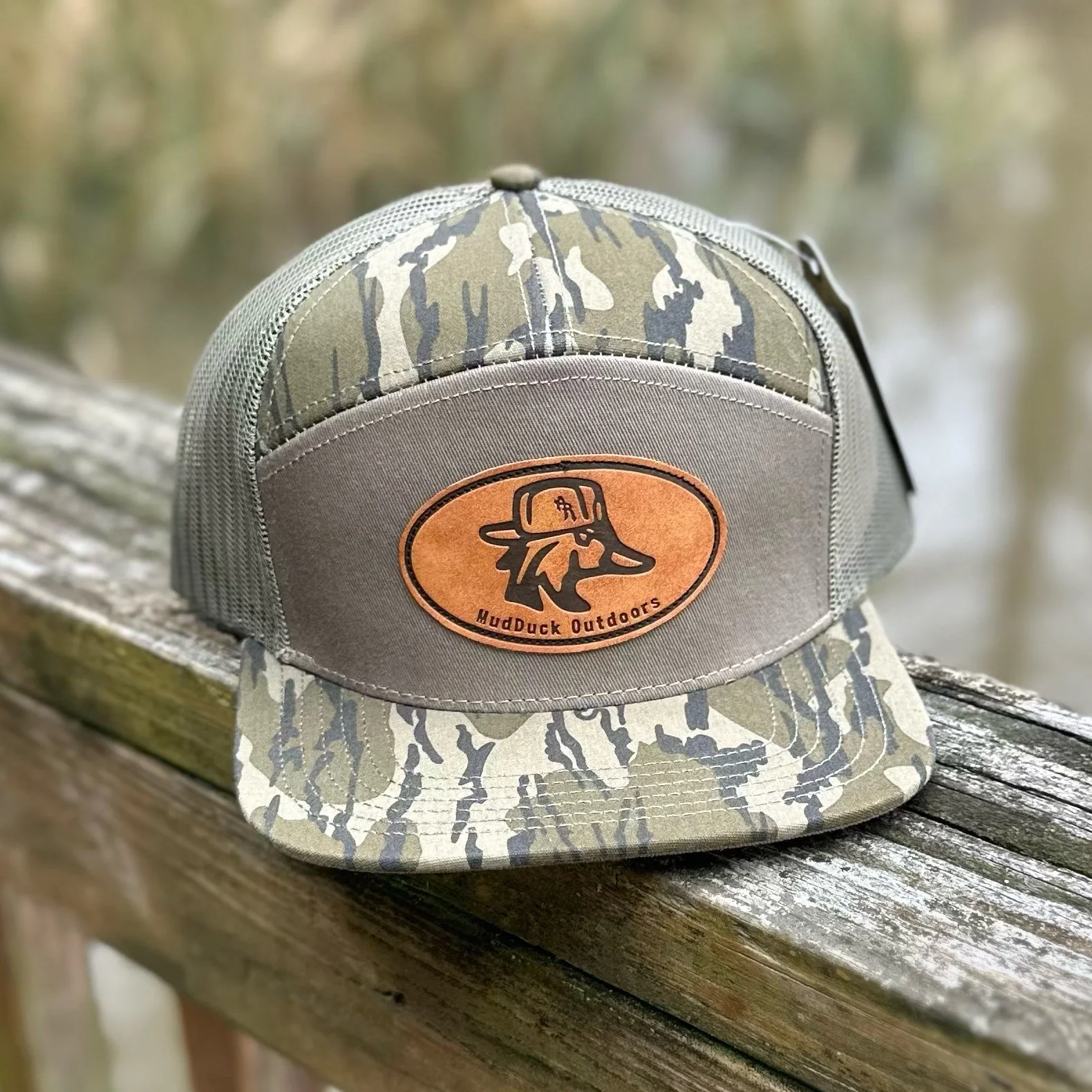MudDuck Outdoors Bottomland Leather Patch Hat - Altamaha River Trading Company