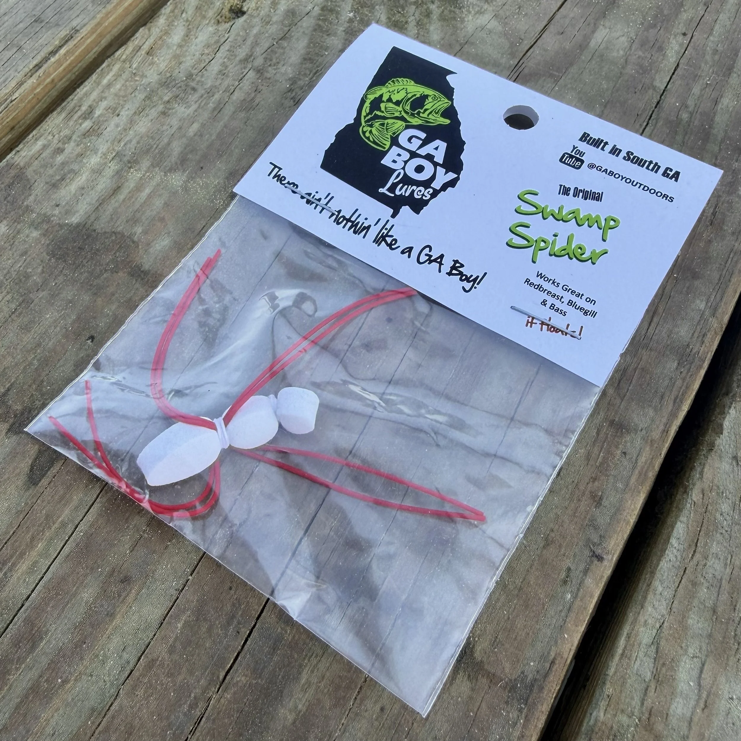 Swamp Spider - Panfish Lures for Redbreast, Bluegill & Bass - GA Boy Lures - Altamaha River Trading Company