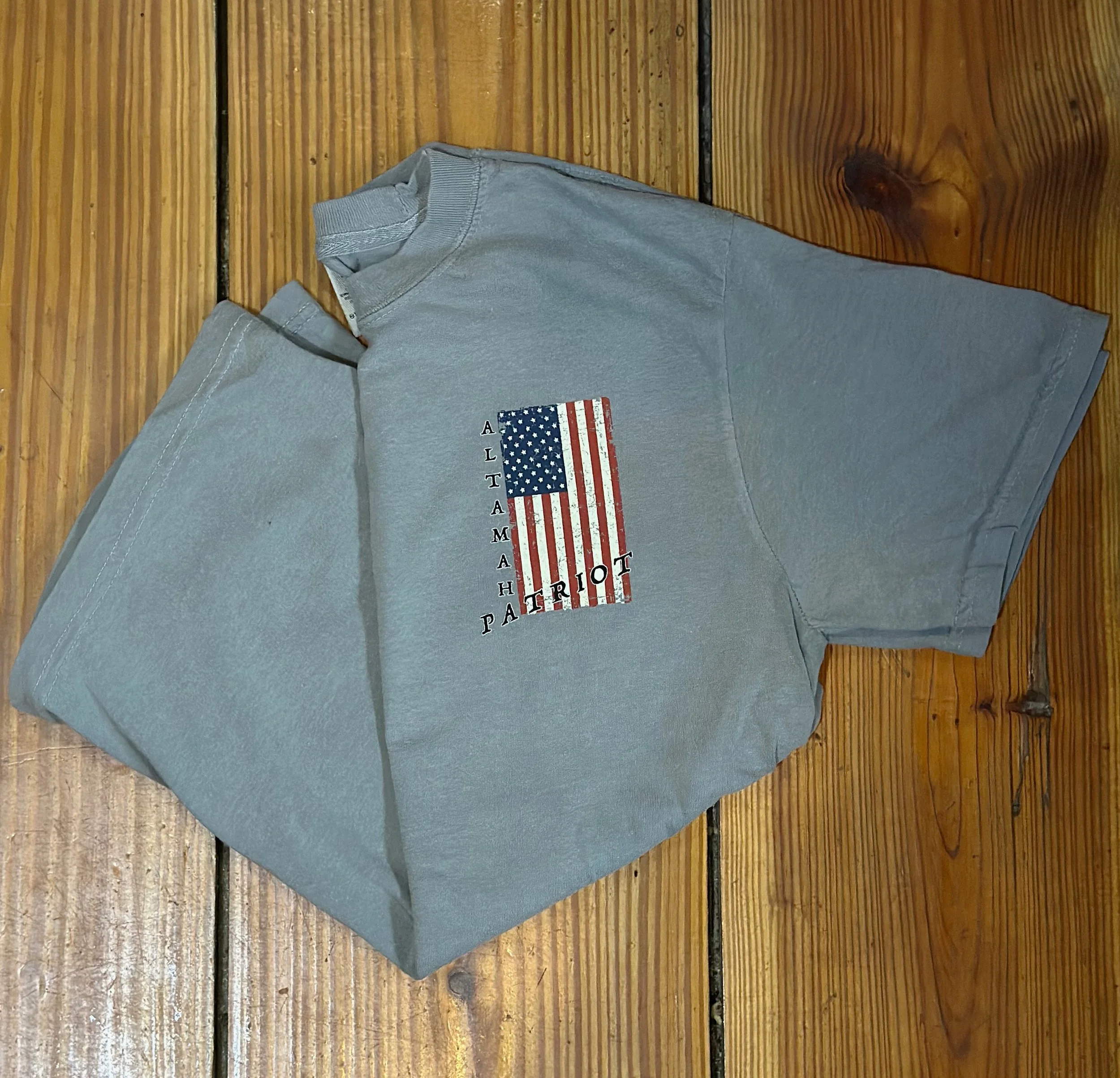 Altamaha River American Patriot T Shirt - Altamaha River American Flag Patriot Adult Tshirt - Altamaha River Trading Company