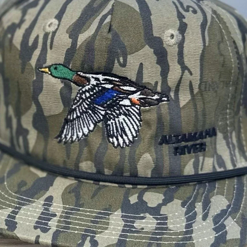 Daddy + Me Matching Camo Mallard Rope Hat Bundle – Altamaha River (Adult + Youth)