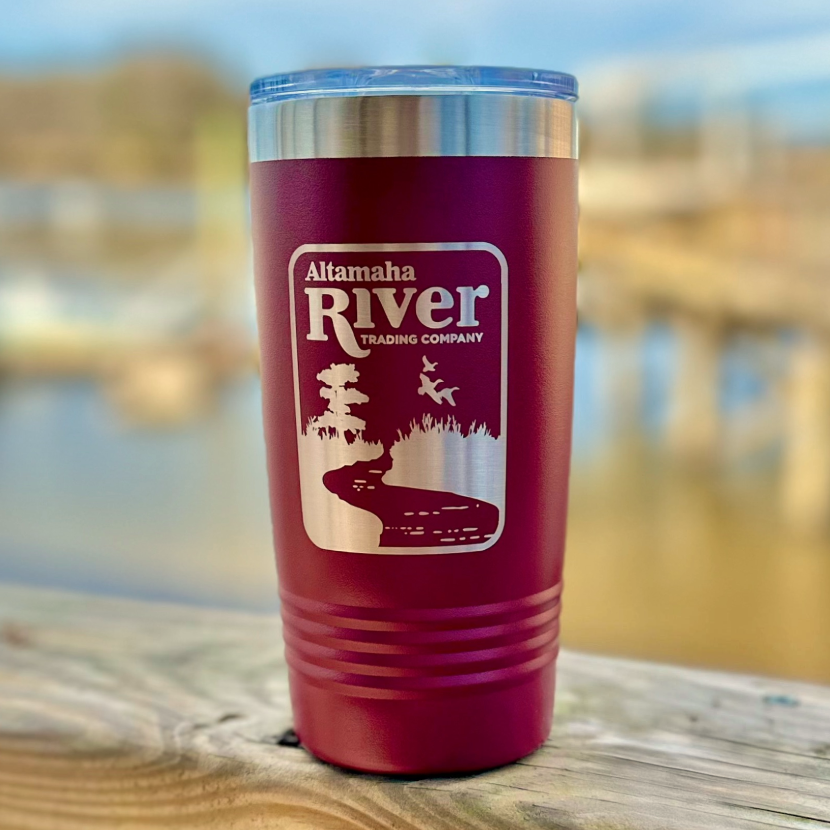 Maroon 20oz Tumbler - Altamaha River Trading Company