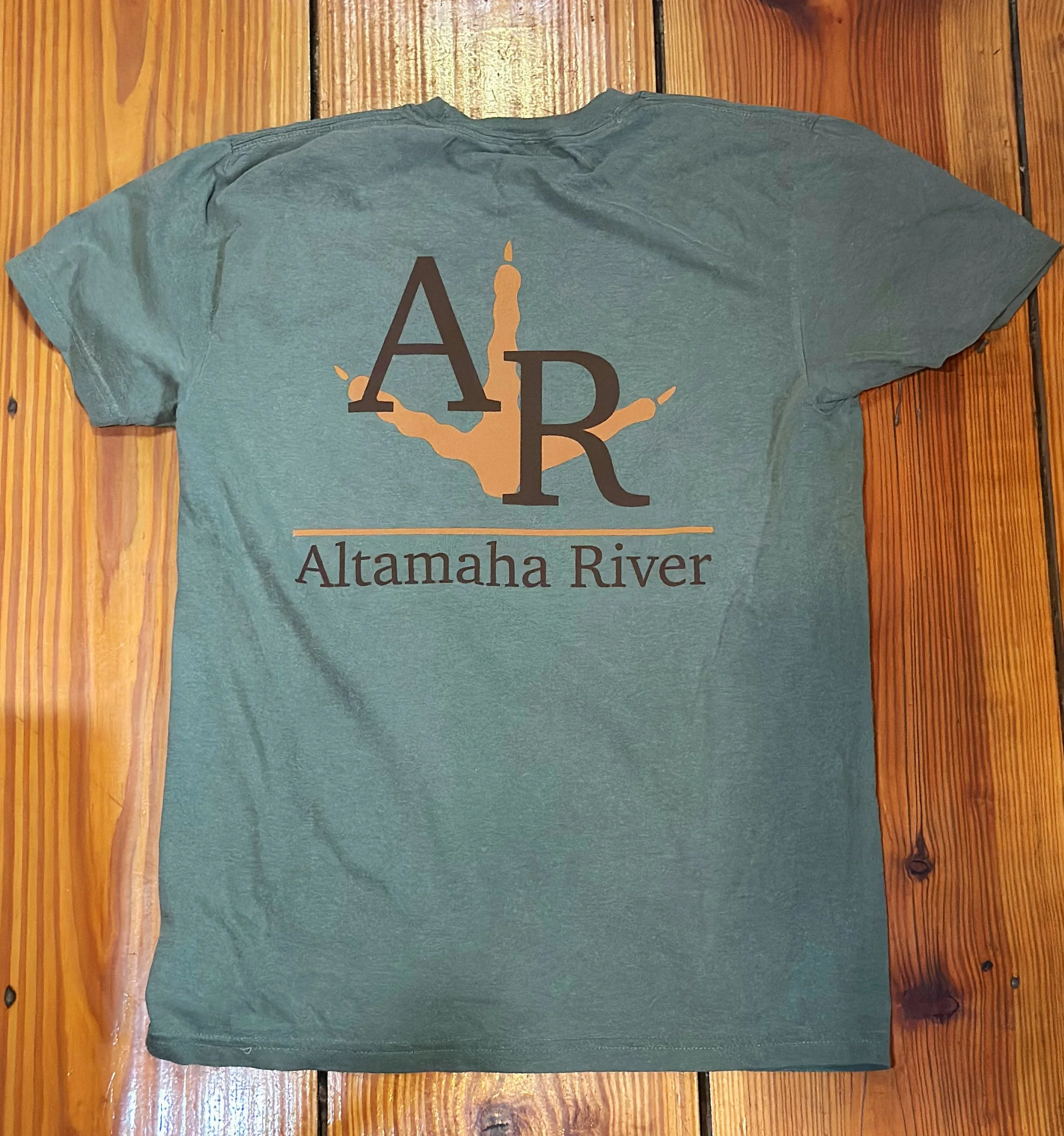Altamaha River Turkey Track T Shirt - Altamaha River Turkey Track Adult Tshirt - Altamaha River Trading Company turkey hunting