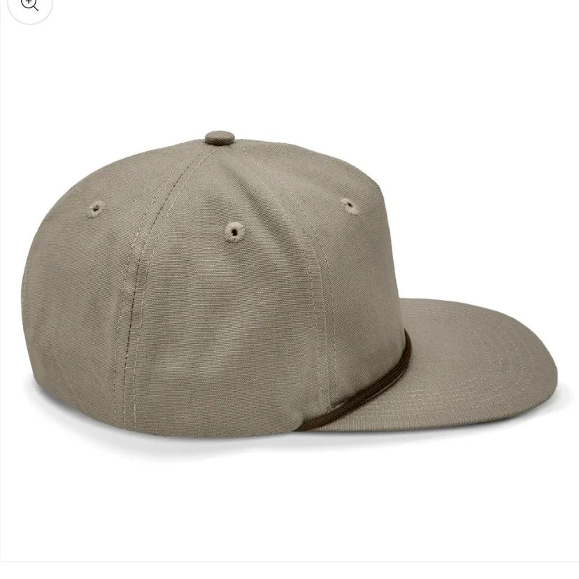 Boudin snapback rope hat - side view