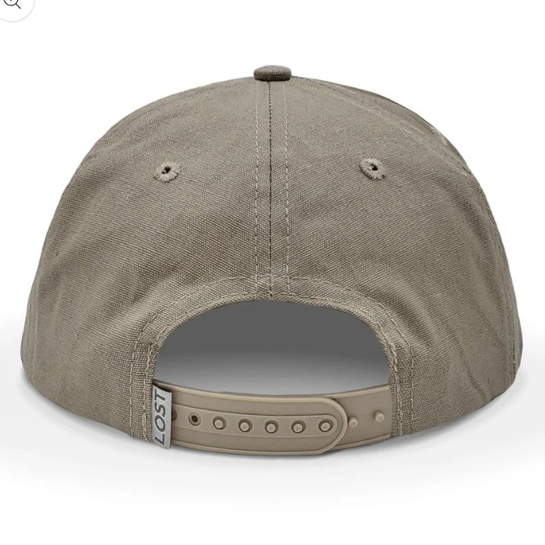 Boudin snapback rope hat - back view