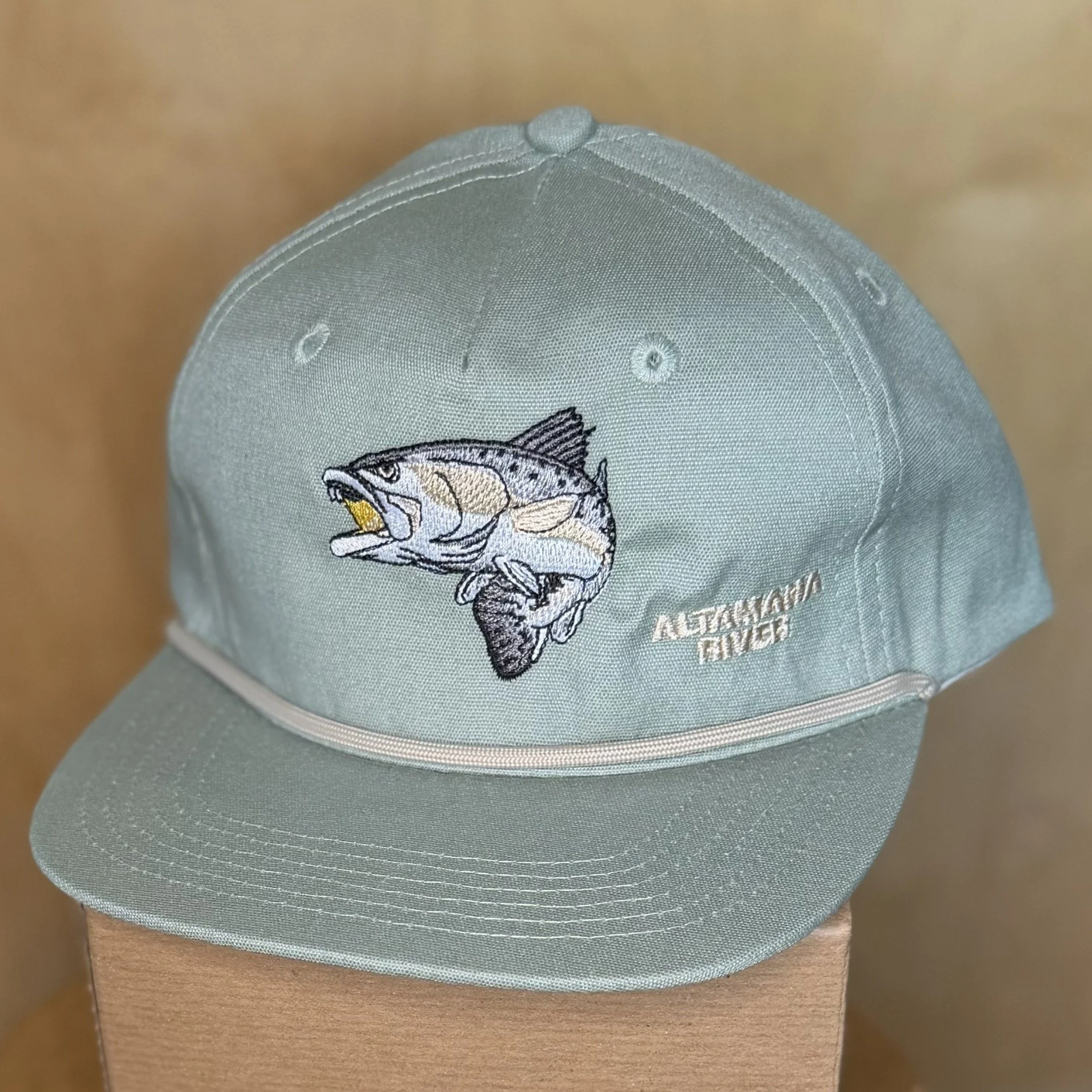 Barnacle Altamaha River Speckled Trout Rope Snapback Hat