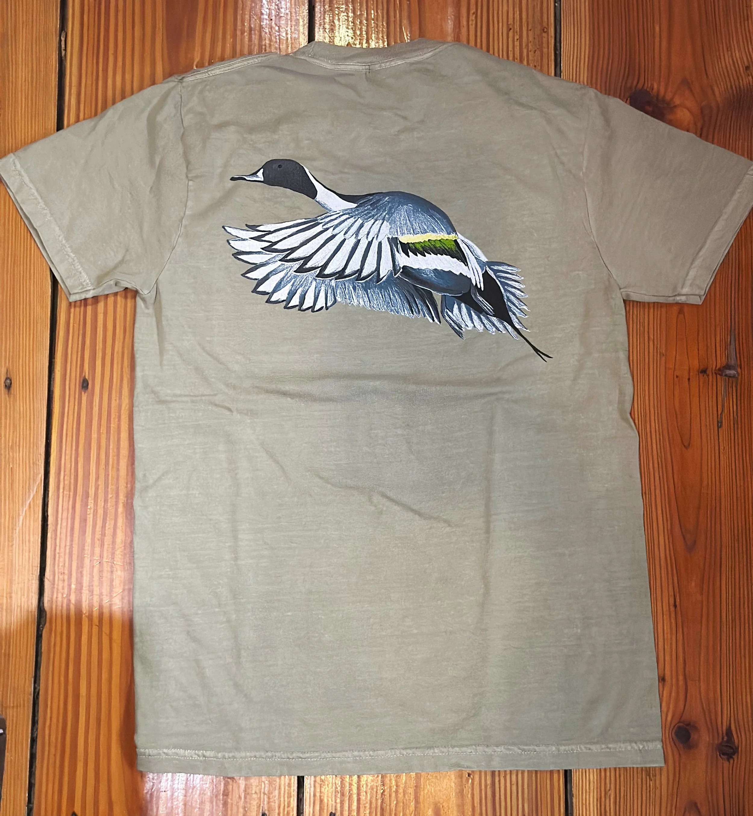 Altamaha River Flying Pintail T Shirt - Altamaha River Flying Pintail Duck Adult Tshirt - Altamaha River Trading Company