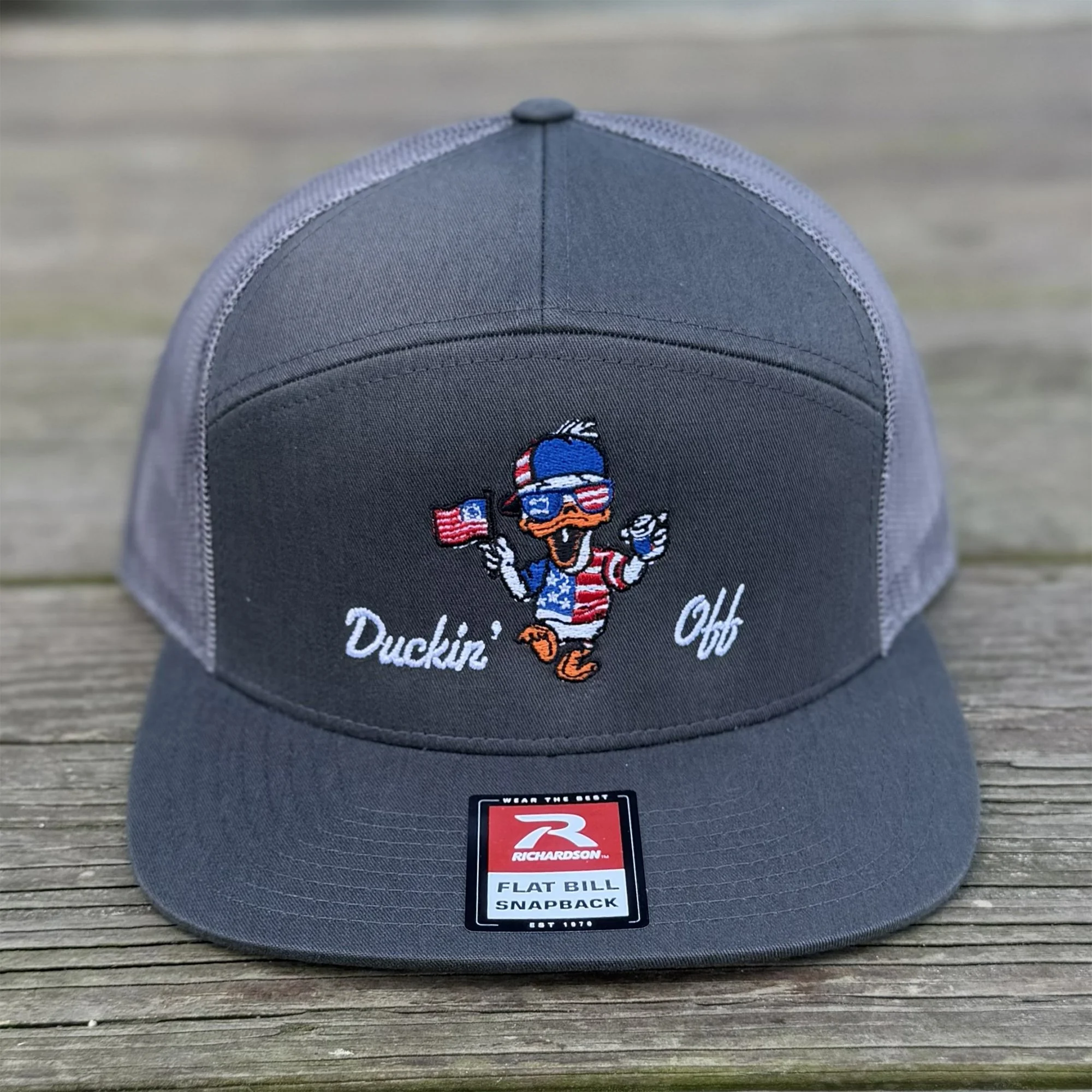 Charcaol Patriotic Duckin' Off Hat - Altamaha River Trading Company.jpg
