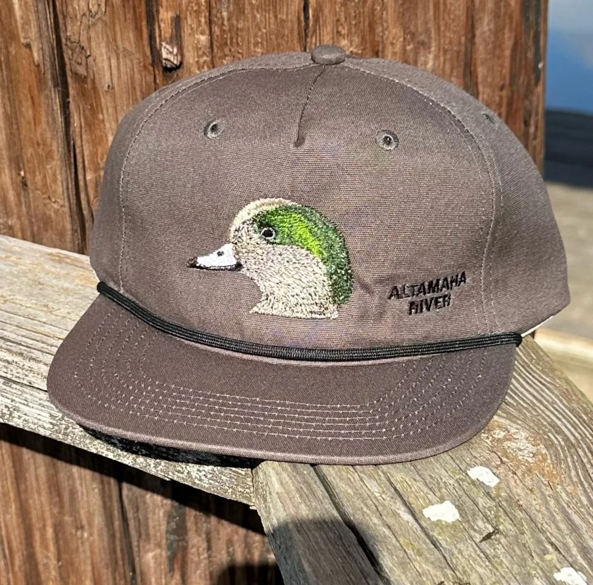 Brown Altamaha River Wigeon Duck Rope Hat