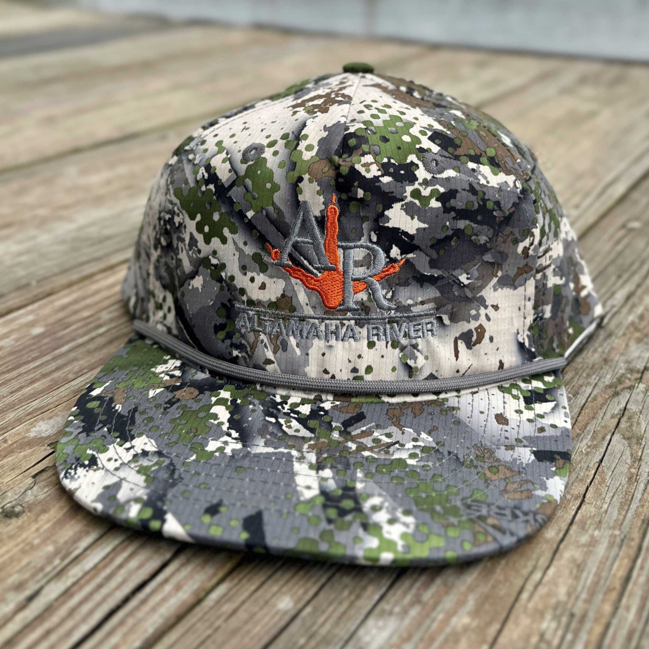 Altamaha River Turkey Track Rope Hat – SKRE Summit Camo