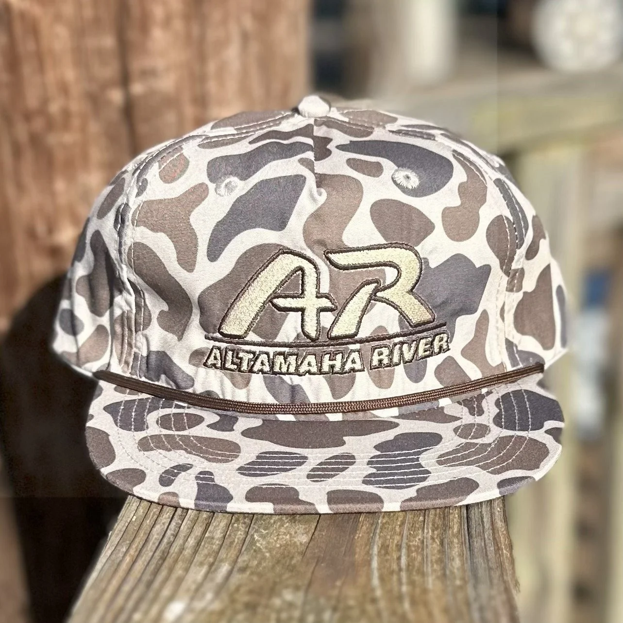 Altamaha River AR Slant Logo Camo Rope Hat