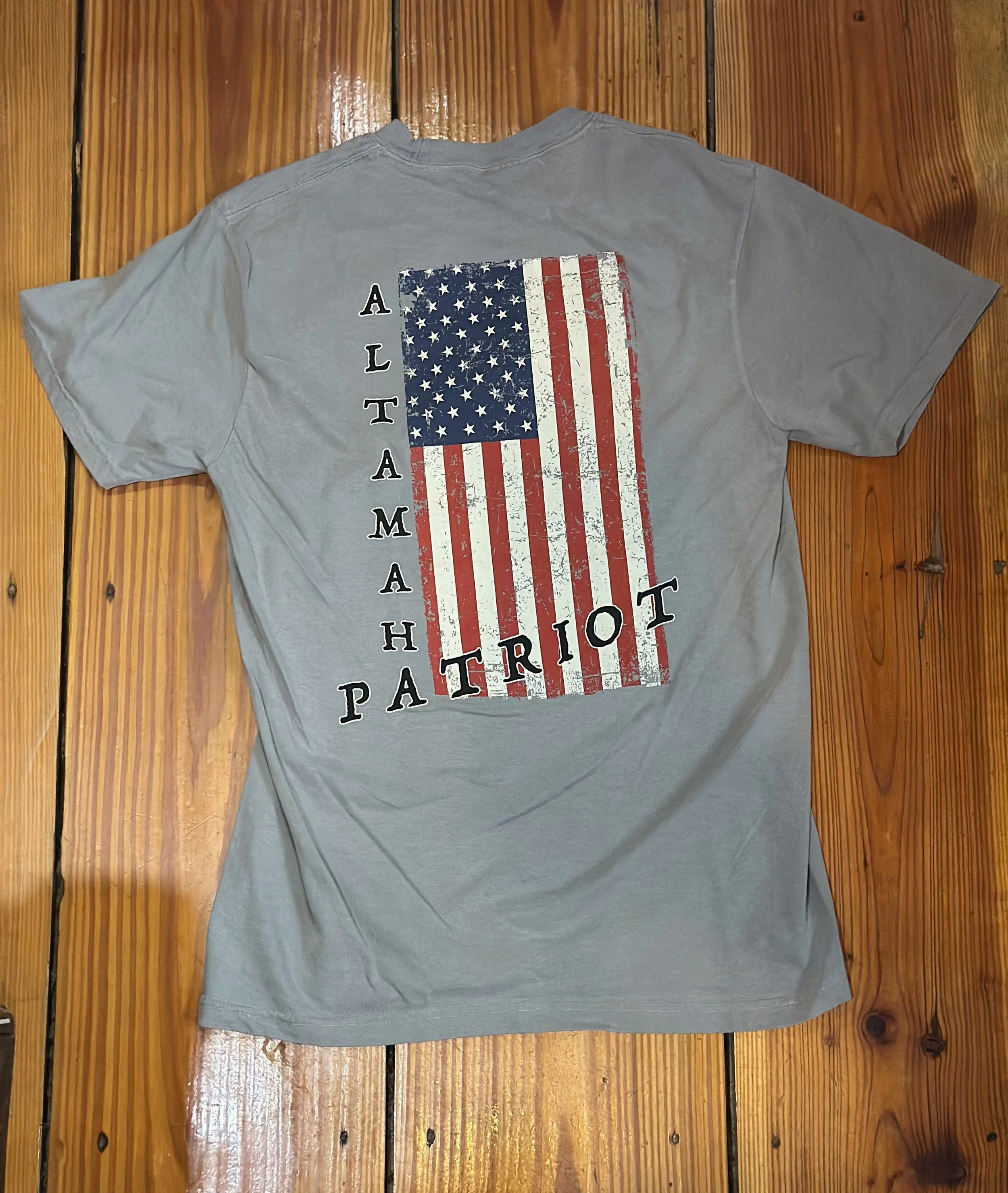 Altamaha River American Patriot T Shirt - Altamaha River American Flag Patriot Adult Tshirt - Altamaha River Trading Company