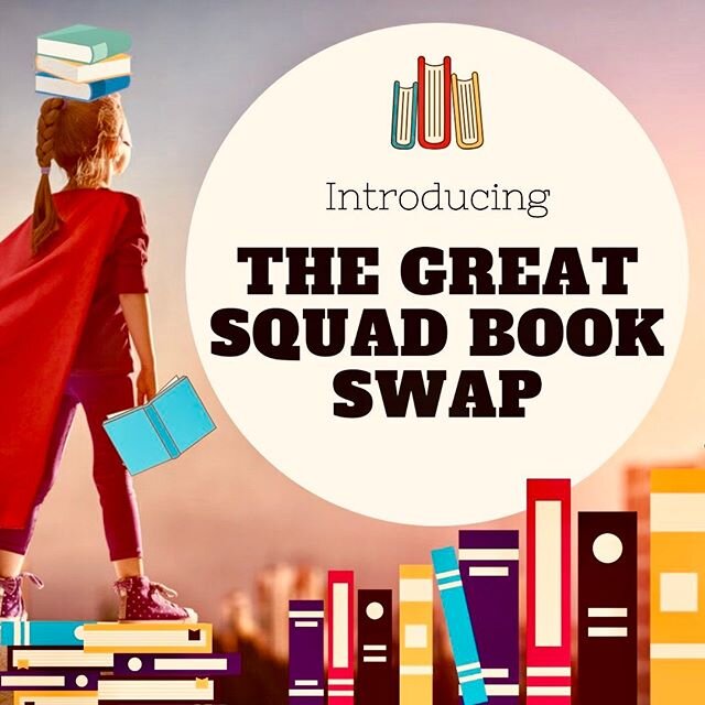 Are you ready for your book-life to go bonkers? 🤪 For the first time ever we&rsquo;ll be holding The Great Squad Book Swap for kids who attend our July holiday workshops, for an extra element of story-tastic fun! Here's how it's done...⠀⠀⠀⠀⠀⠀⠀⠀⠀
.⠀⠀