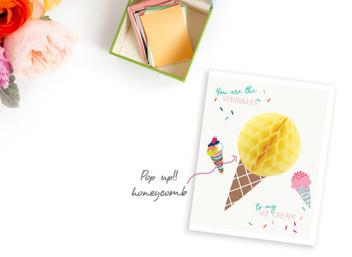 Ice Cream Pop Up Card