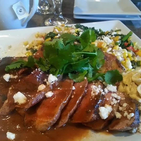 SEARED DUCK - The Twisted Cork Wine Bar