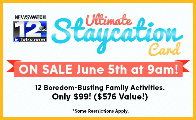 NEWSWATCH 12 ULTIMATE STAYCATION CARD - Coming June 5th