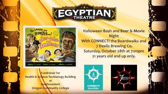 HALLOWEEN BASH BEER & MOVIE NIGHT AT THE EGYPTIAN