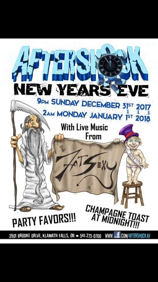 NEW YEARS EVE AT THE AFTERSHOCK
