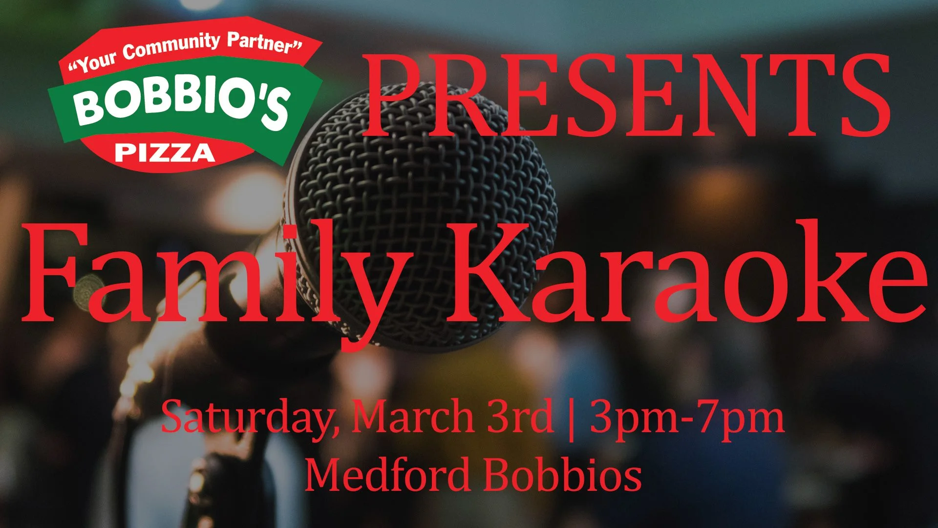 FREE KARAOKE AT MEDFORD BOBBIO'S