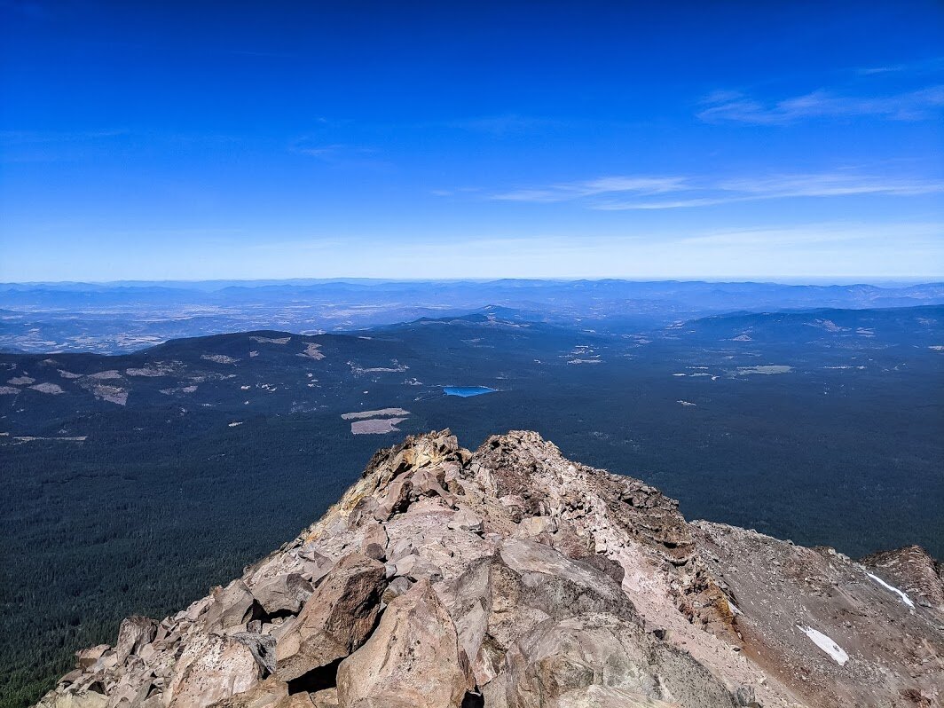 HIKING TO THE SUMMIT OF MT. MCLOUGHLIN