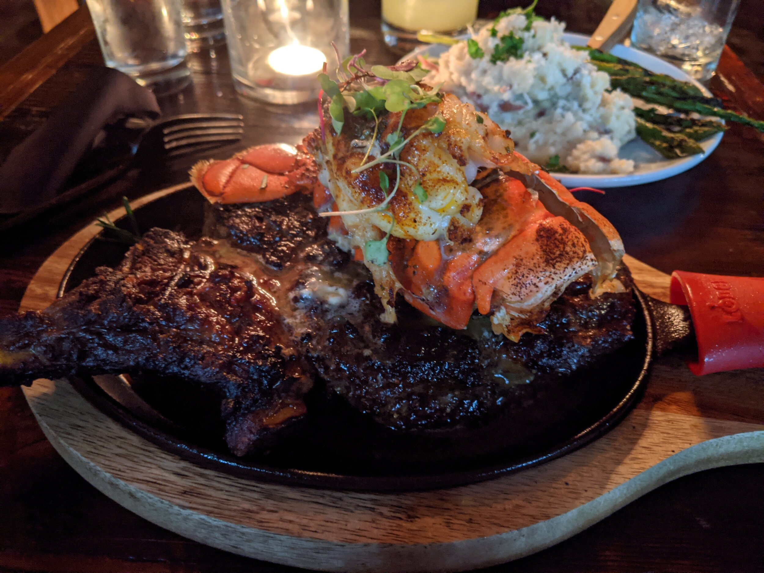 Bone in Rib Eye at The Parrott House