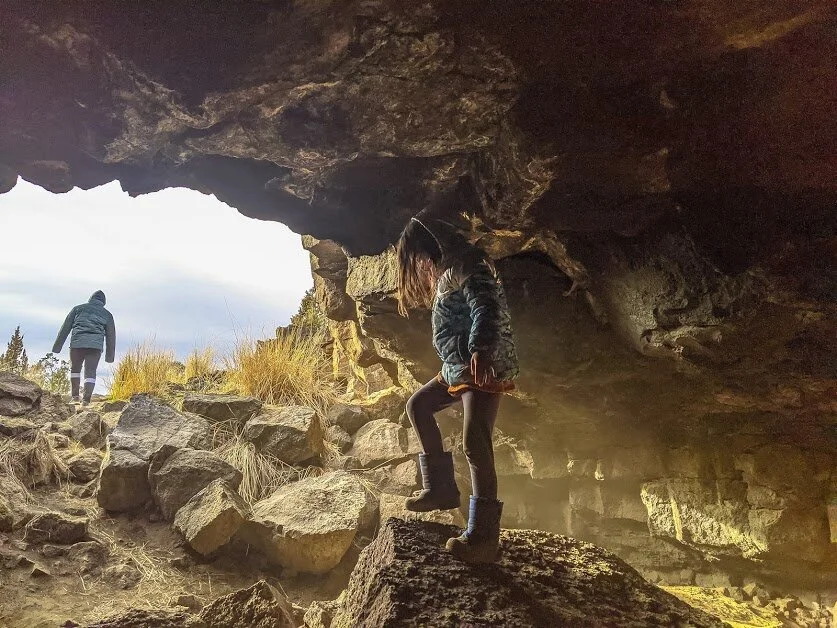 HIKES NEAR BEND - THE REDMOND CAVES