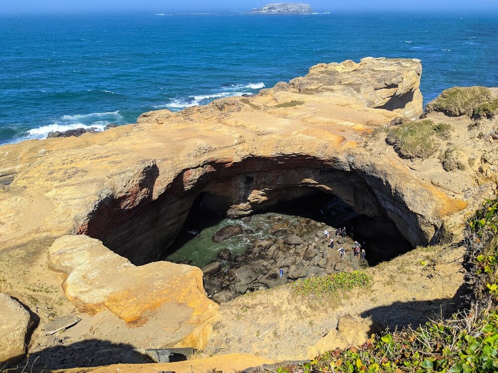 View of Devil’s Punchbowl from the viewpoint