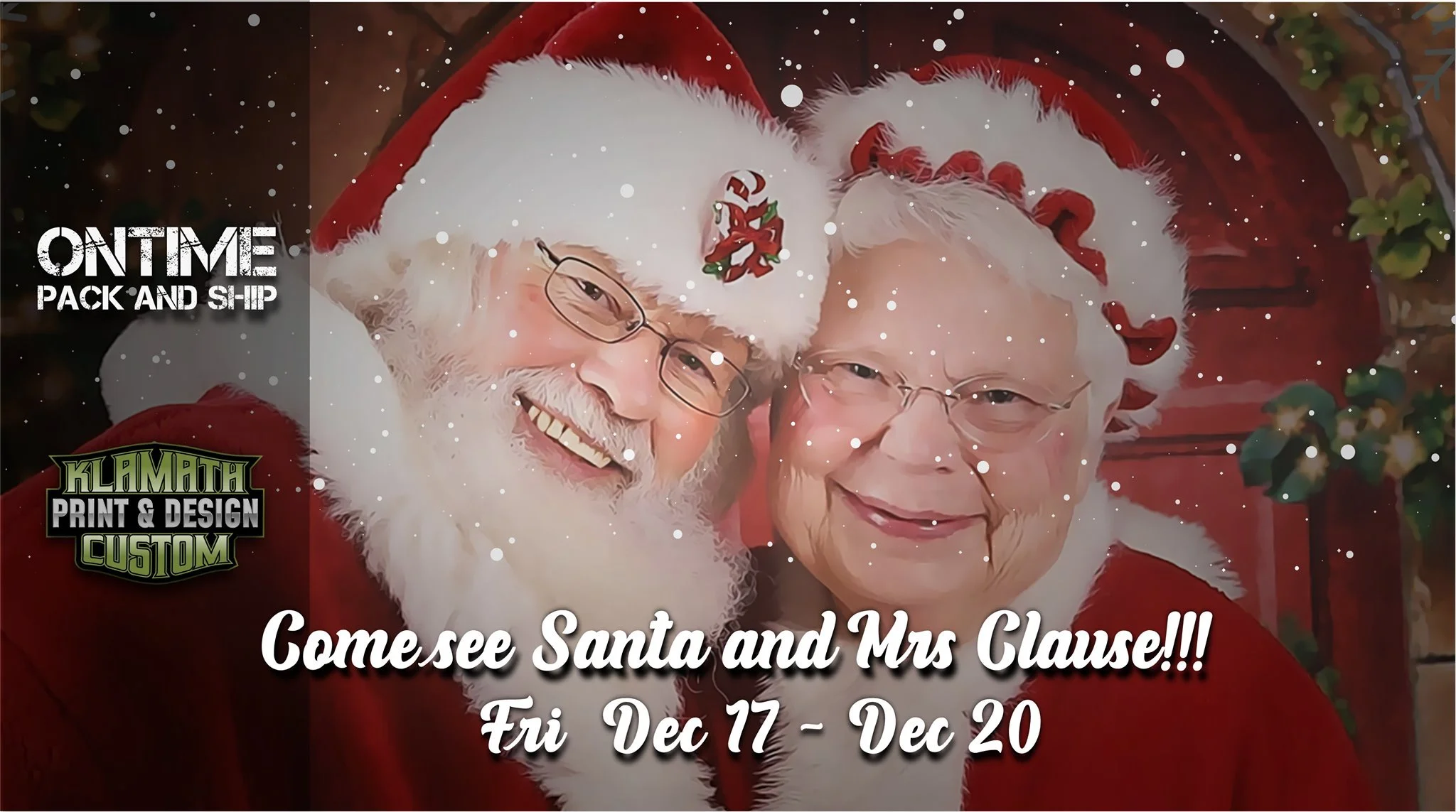 ONTIME PACK AND SHIP - SANTA AND MRS. CLAUSE