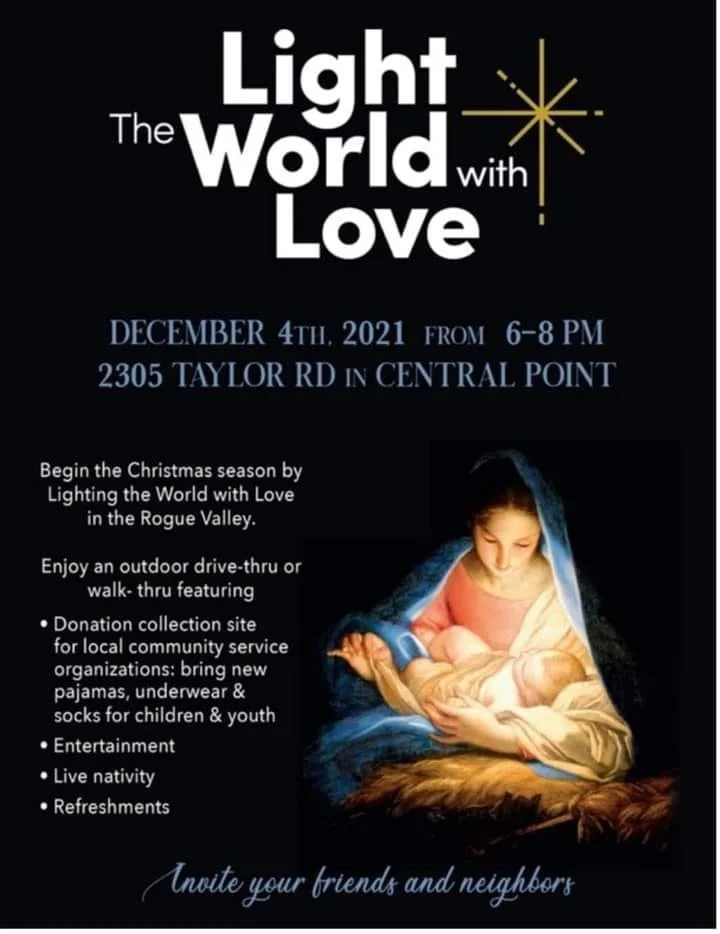 LIVE NATIVITY SCENE IN CENTRAL POINT