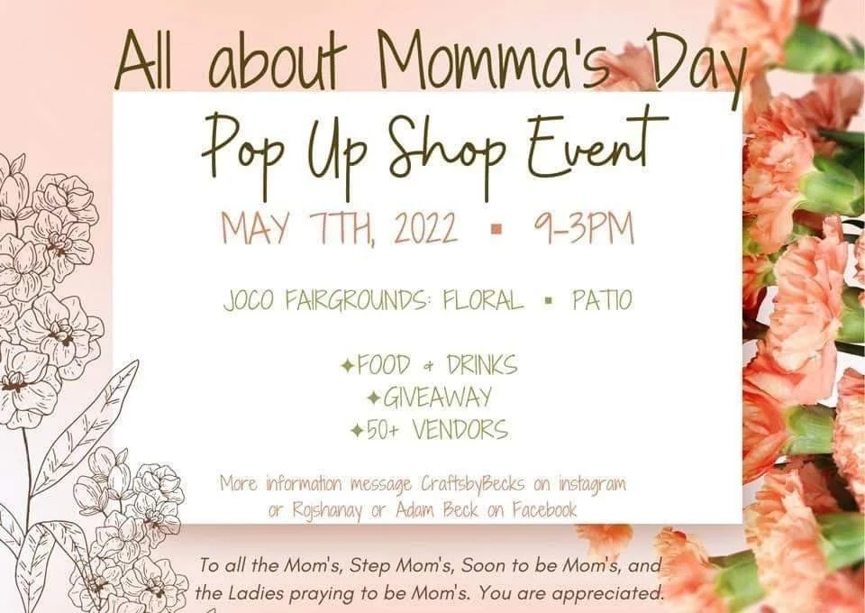 Josephine County All About Mama's Day Pop UP