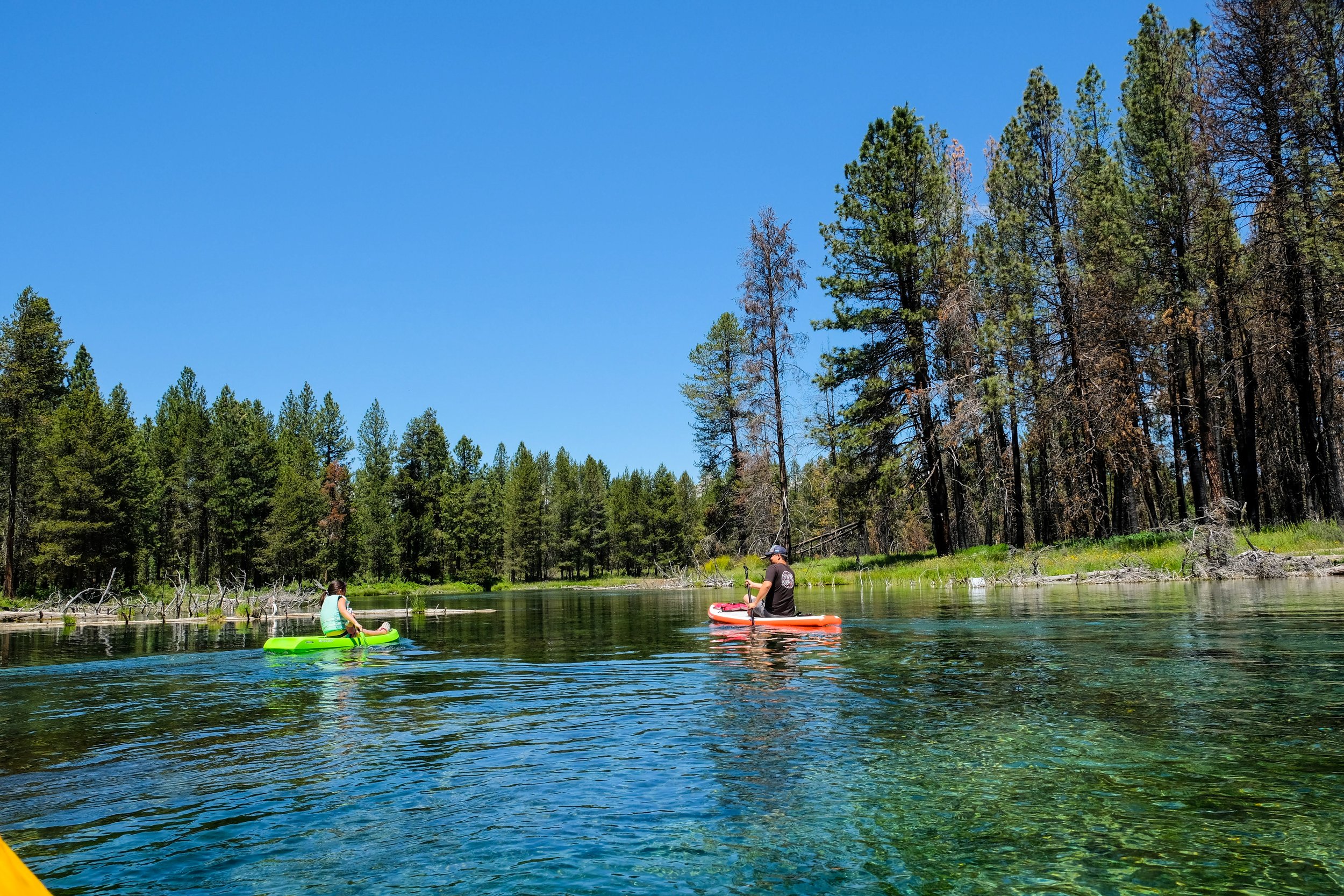 Paddling Spring Creek in Chiloquin - Klamath Falls - What to do in Southern Oregon - travel