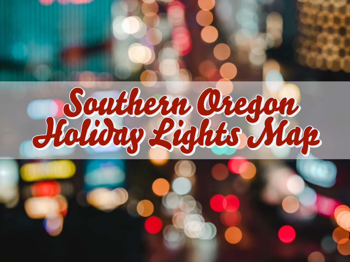 Southern Oregon Holiday Lights Map