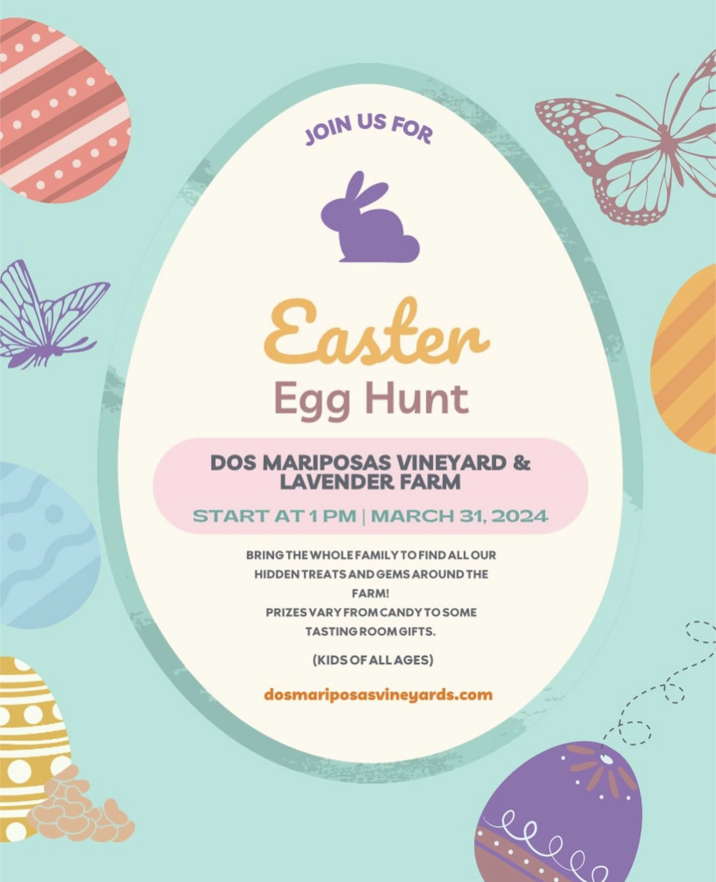 Dos Mariposas Easter Egg Hunt