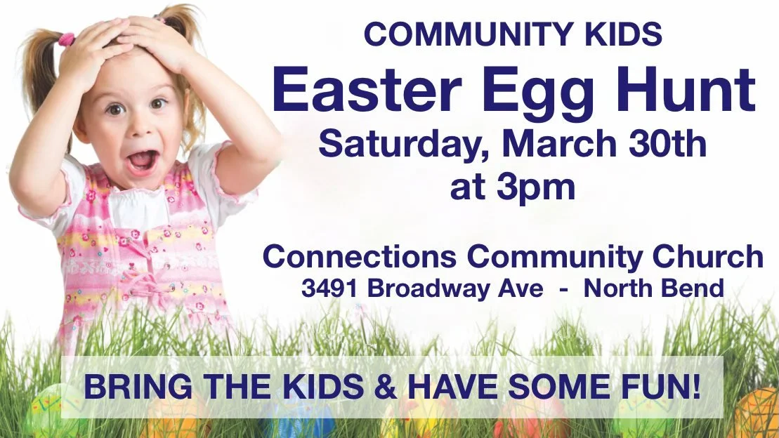 Connections Community Church Easter Egg Hunt in North Bend