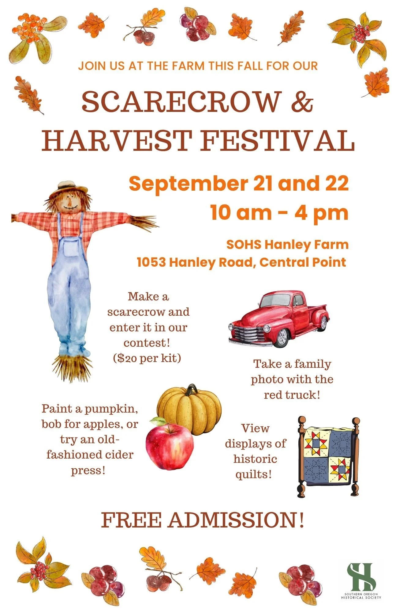 Scarecrow and Harvest Festival at Hanley Farm