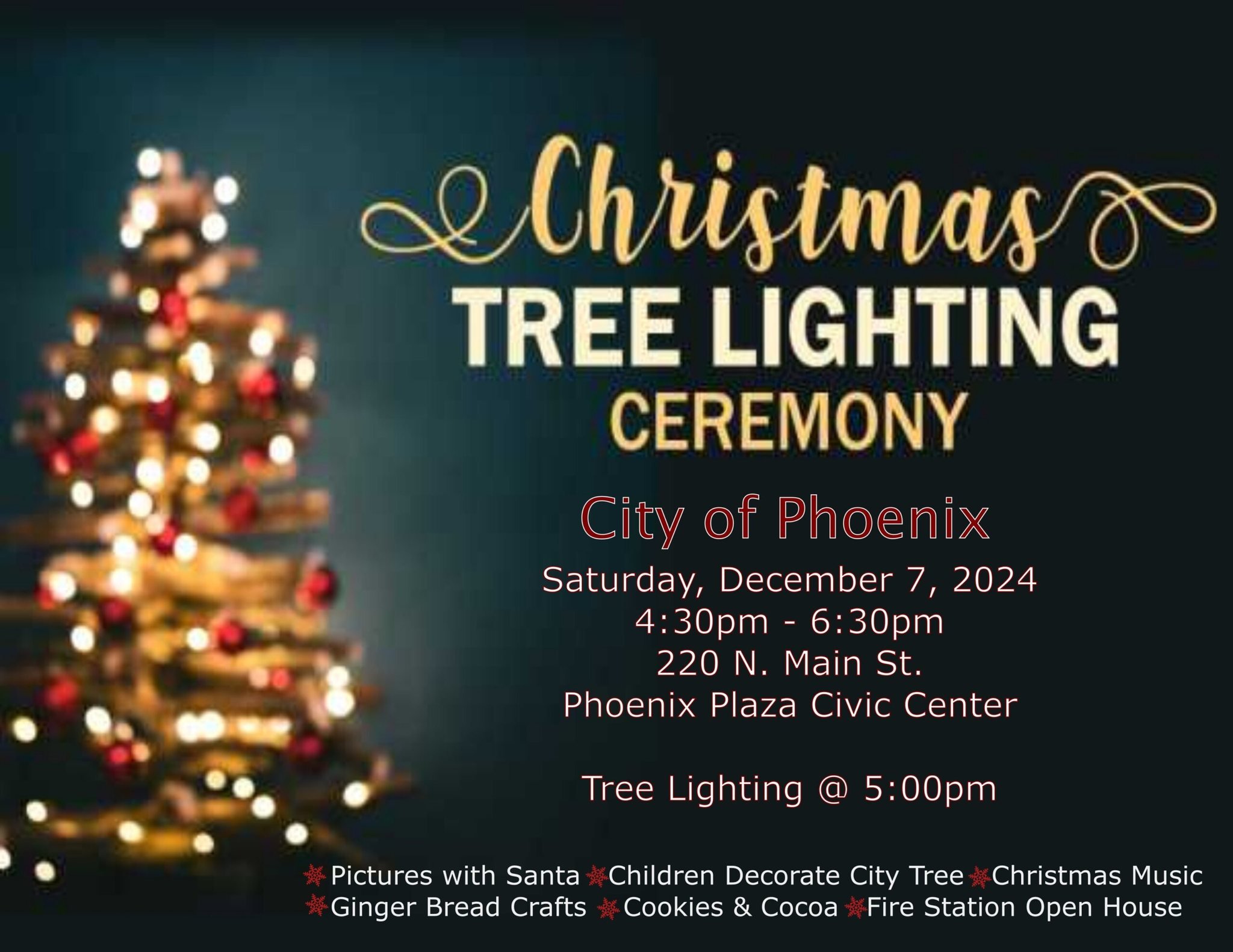 City of Phoenix Christmas Tree Lighting
