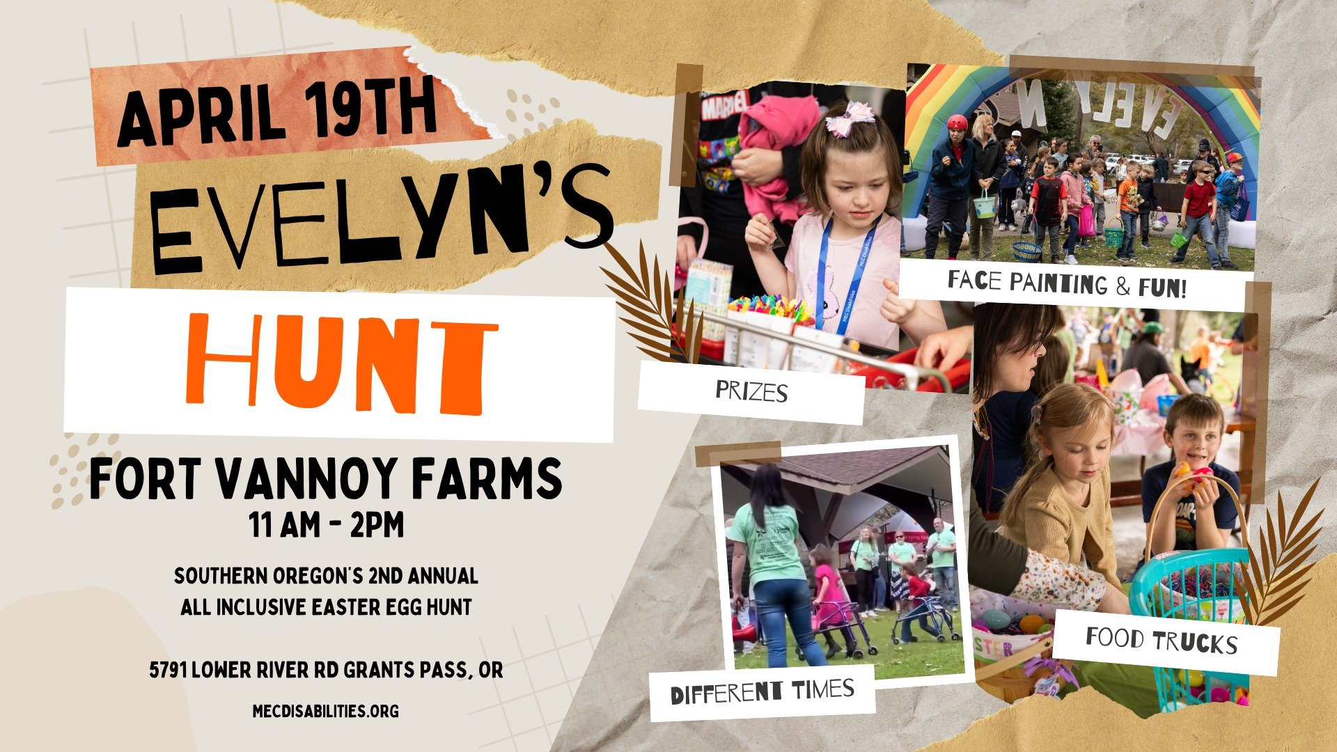 Evelyn's Inclusive Easter Egg Hunt in Grants Pass