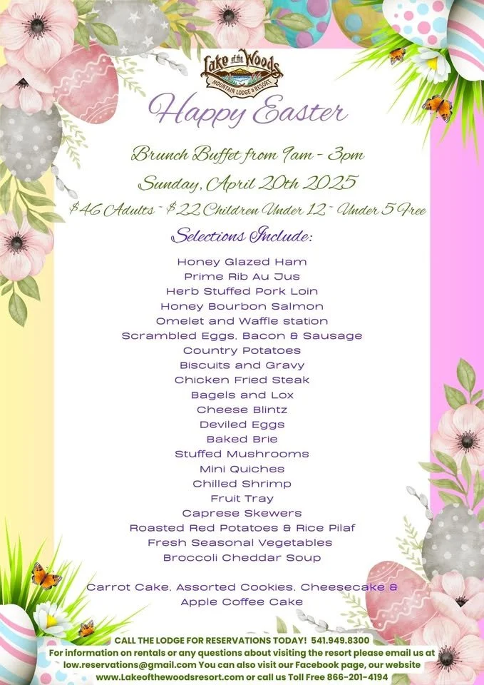 Lake of the Woods Resort Easter Brunch
