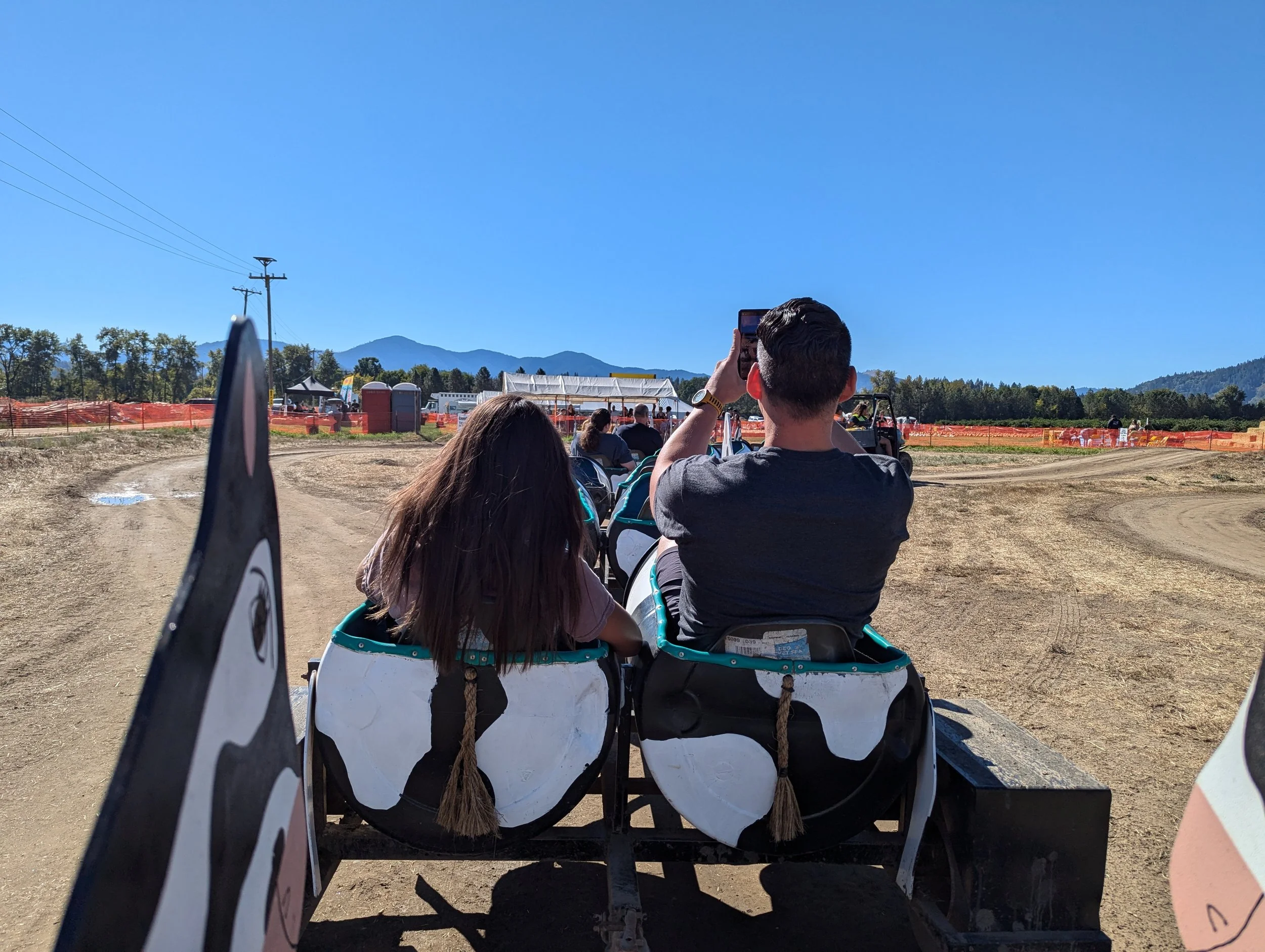Fort Vannoy Farms Pumpkin Patch - Cow Train