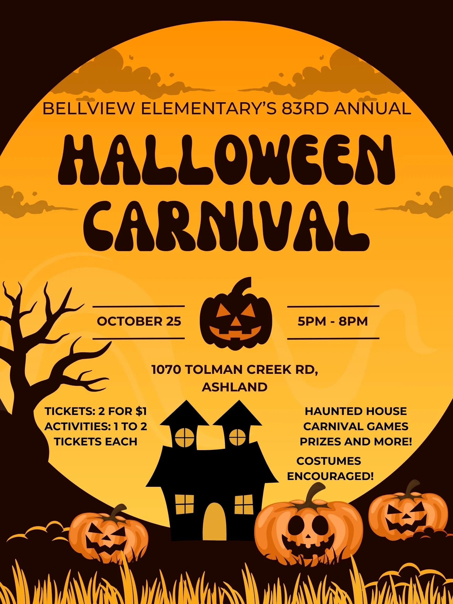 Bellview Elementary School Halloween Carnival