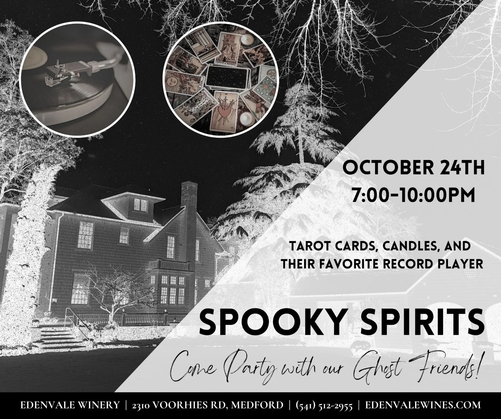 Edenvale Winery Spooky Spirits