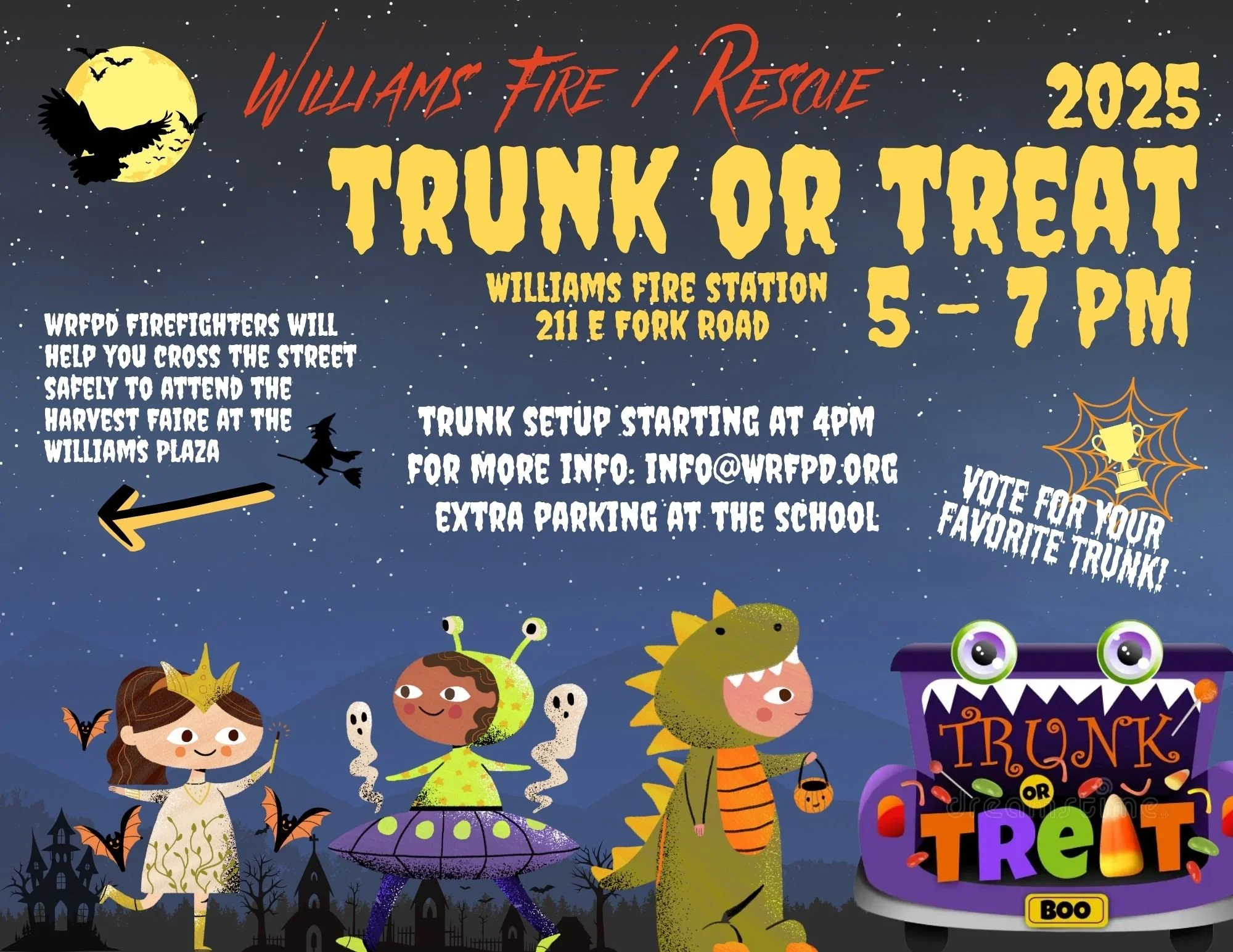 Williams Fire Rescue Trunk-or-Treat